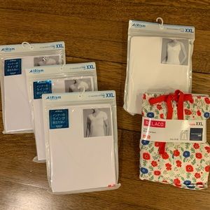 Uniqlo Pajama Set (men and women’s) XXL x5